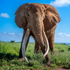 The elephant king, the mighty Craig. Seeing this gentle giant, who feels like a mammoth from the Ice Age, at close quarters is a humbling experience.