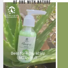 My Aloe Vera shampoo is a sulphate-free formula that is excellent for soothing an itchy scalp and helping with dandruff. It’s a pure, plant-based solution for healthier hair.