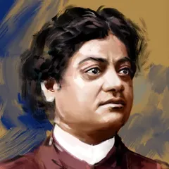 A digital portrait of Swami Vivekananda, created for National Youth Day. His teachings are a great source of inspiration, and I tried to capture his thoughtful and powerful presence.