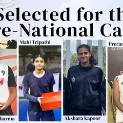 The hard work pays off. We are proud to announce that four of our academy's students were selected for the Pre-National Camp for the Uttar Pradesh National Team.