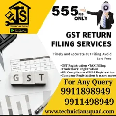 A look at our special offer for GST return filing services, a critical task for any business. We provide timely and accurate filing to help you avoid late fees, alongside support for tax filing, trademark registration, and other essential business compliances.