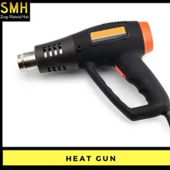 A heat gun is a versatile tool for any maker. Use it to smooth out the tops of your container candles for a flawless finish or to fix any surface imperfections.