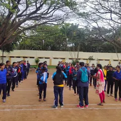 A large group of our female players gathered for a training session. We are proud to have a strong and growing girls Kho-Kho program.