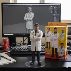 This custom figurine of Dr. Kavish Chouhan represents our commitment to innovation, artistry, and patient care. We are not just specialists, we are innovators.