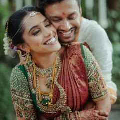 A quiet moment of connection between the bride and groom. Our focus is on capturing the genuine emotions you share, creating timeless couple portraits that feel intimate and authentic, not posed.