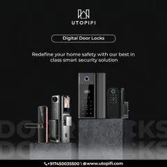 I offer a range of digital door locks that redefine home safety. These best-in-class smart security solutions combine sleek design with advanced technology like biometric access to keep your home safe and stylish.
