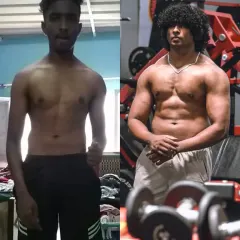 The guy on the left was me at 25, insecure and lost. The guy on the right is me at 30, stronger and more confident than ever. This isn't just a physical transformation; it's proof that with consistency, you can rebuild yourself from the ground up.