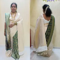 This is the regal Maharani style drape. It uses a second dupatta or a heavily pleated pallu to create a royal and voluminous look, perfect for grand occasions.