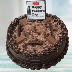 A rich and decadent chocolate cake to celebrate Father's Day. Loaded with Ferrero Rocher, KitKat, and chocolate shavings, it's the perfect indulgent treat for the best daddy in the world.