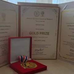 This Gold Prize from the IPITEX 2023 invention expo in Thailand is a testament to our student Manishka's hard work and ingenuity. We are honored to have guided her on a path that leads to international recognition and success.