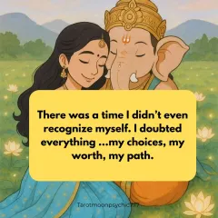"There was a time I didn't even recognize myself. I doubted everything... my choices, my worth, my path." This is a raw and honest look at a period of deep self-doubt I went through.