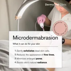 Microdermabrasion is a fantastic treatment that gently exfoliates dead skin cells, reduces the appearance of fine lines, minimizes enlarged pores, and boosts your skin's natural radiance.