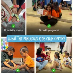 Here is a snapshot of what we offer. We provide creativity zones for hands-on art, growth programs for skill development, smart insights for parents, and a safe community where every child feels they belong.