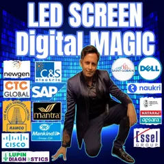 A collage of some of the amazing brands I've worked with, all of whom have experienced my LED screen digital magic. Have you experienced it yet?