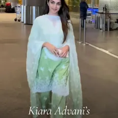 Here’s proof that you can be comfortable and chic even while traveling. I love seeing Kiara Advani in my Chapoli Green Kurta Set at the airport. It’s made from a super light fabric that’s easy to move in, proving that my designs are perfect for your real, everyday life.