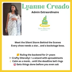 Meet our Admin Extraordinaire, Lyanne Creado. The silent storm behind the scenes, she is the organizational wizard who ensures everything runs smoothly so our teachers and students can focus on the magic.
