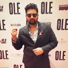 On the red carpet for 'An Evening with Ole' in Delhi. Performing for a global sports icon and receiving a standing ovation from him was an unforgettable experience.