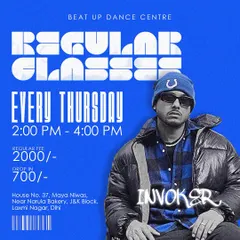I'm back to teaching regular classes at Beat Up Dance Centre in Delhi. If you want to train with me, learn the foundations of street dance, and find your groove, this is your chance. Let's train together.