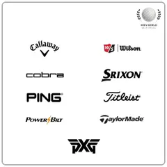 A look at some of the top-tier brands we are certified to fit, including Callaway, Cobra, PING, Titleist, TaylorMade, Srixon, and PXG.