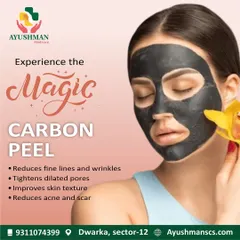 Experience the magic of a Carbon Peel. This treatment reduces fine lines and wrinkles, tightens pores, improves skin texture, and reduces acne and scarring for a refreshed complexion.