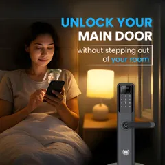 Imagine unlocking your front door without leaving the comfort of your room. With our mobile app control, you can grant access from anywhere, combining modern convenience with total control over your home's security.
