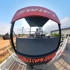 A fisheye view from my console at the epic new Maruti Swift 2024 launch event. I provide dynamic soundtracks for major brand activations.