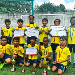 Our Under-8 team celebrating their second-place finish at the Samurai Cup. We are proud of their achievement and the fighting spirit they showed.