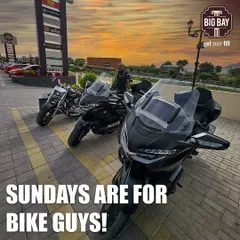 Sundays are for the open road, and our parking lot is proof. We welcome bike groups of all sizes to stop by, refuel, and share stories from the road.