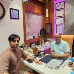 Another successful client consultation at the Sacred Steps office. I take the time to personally draft every report, ensuring it is made 'dil se' (from the heart) and provides real, actionable guidance.