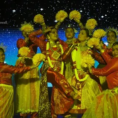 A vibrant and joyful moment from the 'Shivshakti' segment of my grand production. This photo showcases the detailed costumes, group synchronization, and celebratory feel I bring to large-scale performances.