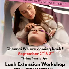 We are coming to Chennai. Join our 2-day Elleza Lash Extension workshop to learn everything from classic to volume lashing.