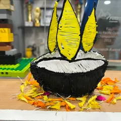 Happy Diwali! This beautiful diya was created using a 3D printing pen during one of my festive workshops, blending modern technology with timeless tradition.