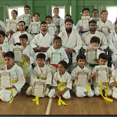 This is what progress looks like. A proud moment with my students from the Marathahalli dojo after their KYU Grading. Seeing them grow in skill and confidence is my greatest reward.