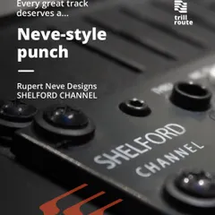 Every great track deserves that Neve punch. The Rupert Neve Designs Shelford Channel is a modern classic, and it's here for you to use on your tracks.