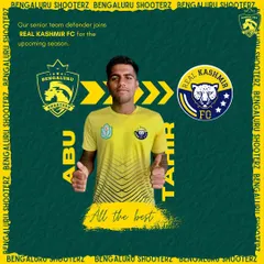 Another one of our players making it to the big leagues. Our senior team defender, Abu Tahir, joins Real Kashmir FC for the upcoming season. We wish him the best as he competes at the national level.