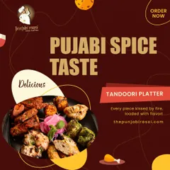 Our Tandoori Platter gives you a taste of everything. Every piece is kissed by fire and loaded with flavour, from chicken to paneer kebabs.