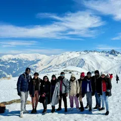 Our adventures sometimes take us far beyond Karnataka, like this unforgettable winter trip to Kashmir. Standing together on a mountain top surrounded by endless snow is an experience that connects us all.