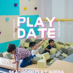 Your ultimate playdate destination. Our foam pit and trampoline area is perfect for jumping, climbing, and having a soft landing.