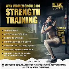 We believe strength training is for everyone. This graphic outlines why it's especially beneficial for women, from toning the body to boosting confidence and bone health.