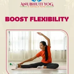 One of the first benefits you'll notice is boosted flexibility. This image shows a student in a gentle side stretch, a simple yet effective way to open up the body and improve range of motion.