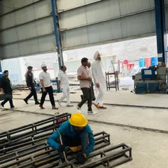 We were honored to welcome a prestigious client to our manufacturing facility. This image captures our team leading a tour, showcasing our processes and commitment to quality firsthand.