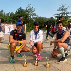 A proud coach moment, seeing my runners with their well-deserved trophies. Each award represents months of hard work, discipline, and the courage to push beyond their comfort zones.