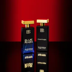 We loved how the reflections turned out in this shot for Bergamot Beaute. The mix of dark red and black colors with the glossy surface elevates the composition, making the perfume bottles look bold and luxurious.