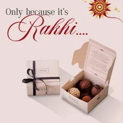 A special gift box of gourmet chocolates, curated just for Rakhi. The bond between siblings is as rich and complex as our chocolates, making this the perfect gift to celebrate your unique connection.