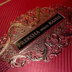 A detailed shot of the intricate gold metalwork on the nameplate, showcasing the quality and craftsmanship of the design.