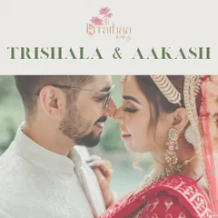 A tender moment between the couple, their noses touching in a gesture of affection. This close-up shot, with the bride in her beautiful red attire, is full of love and emotion.