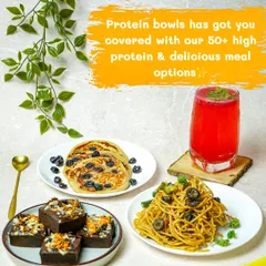 Our menu is a masterpiece of taste and health, with over 50 high-protein and delicious meal options. From pancakes to pasta, every bite is a step towards a healthier you.