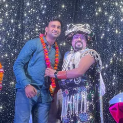A moment of respect with the legendary Magician Ajooba ji. Being honored by a master of the craft was an inspiring experience.