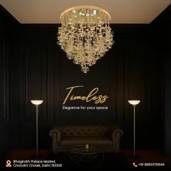 This timeless crystal chandelier brings elegance to any space. Its classic tiered structure and radiant crystals make it a versatile centerpiece for both traditional and modern luxury interiors.