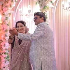 A sweet, simple dance for the parents. It's a beautiful way for them to celebrate and have their own special moment during the sangeet.